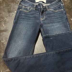 Hollister Women's Dark Blue Boot Cut Jeans